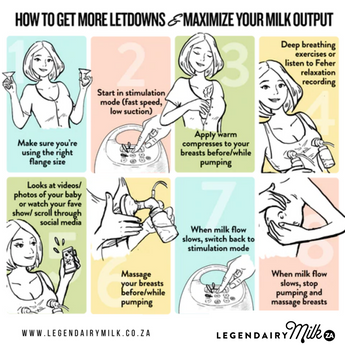 How to Get More Letdowns & Maximize Your Milk Output